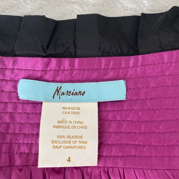 Marciano black 💯 silk high waisted party skirt - Picture 10 of 10